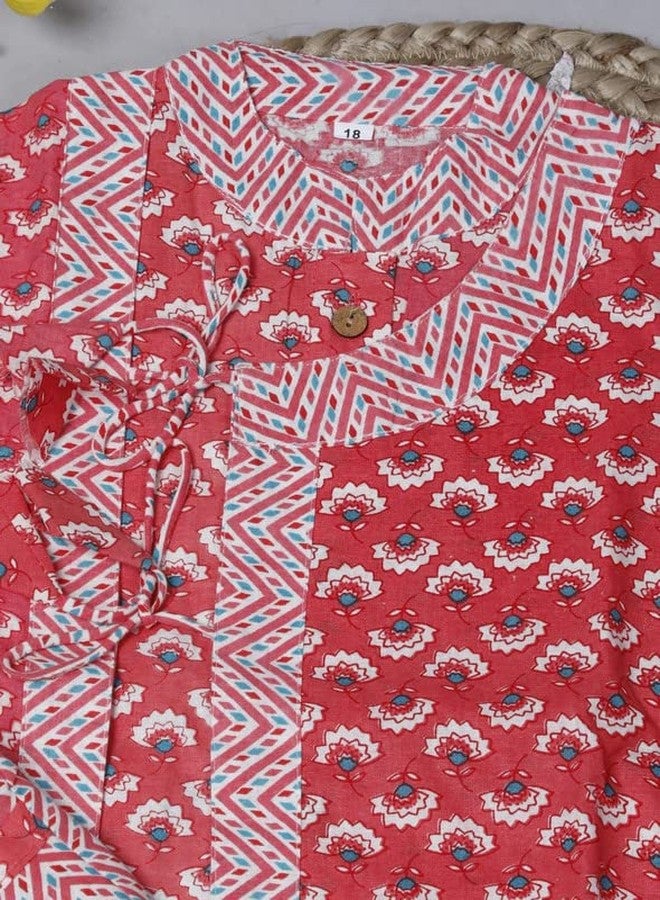 Kids villa cotton dhoti kurta|Boy's Cotton Kurta Dhoti Set|Traditional Full Sleeve Angrakha with Dhoti for Boys/Kids 100% Cotton(18-24 Months) - Image 3