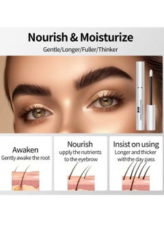 W3W Eyebrow Enhancing Serum Eyebrow Growth Serum Nourishing Brow Serum Gentle No Irritating Lash Serum Gentle Formula Longer Fuller and Thicker Flexible Lashes Eyebrow Enhancer Serum 3ml  - Image 5