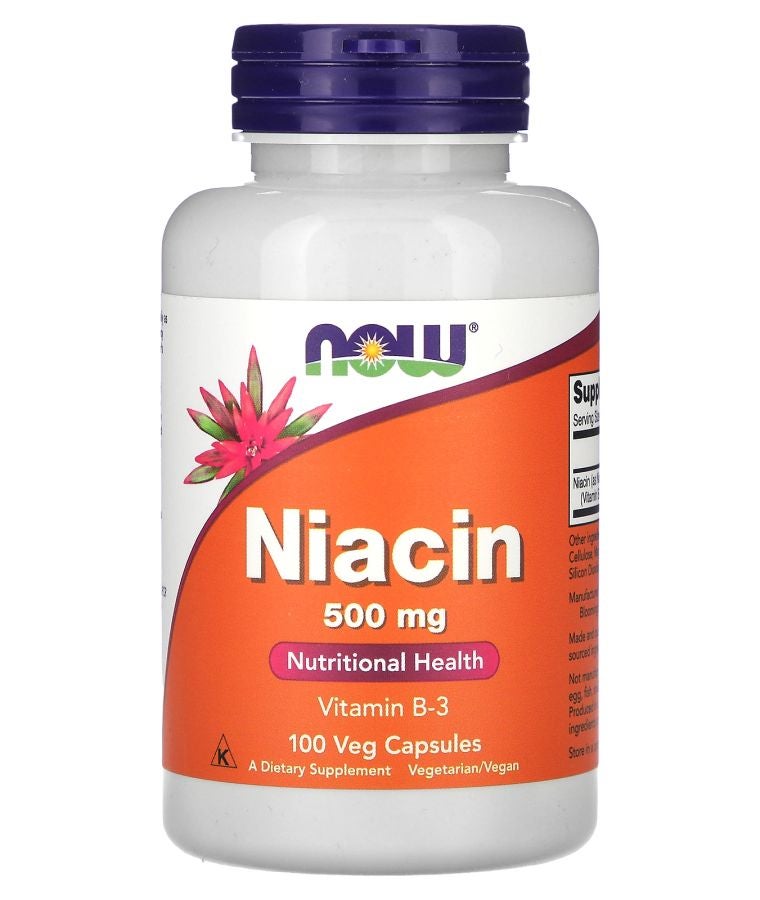 Niacin 500 mg 100 Veg Capsules