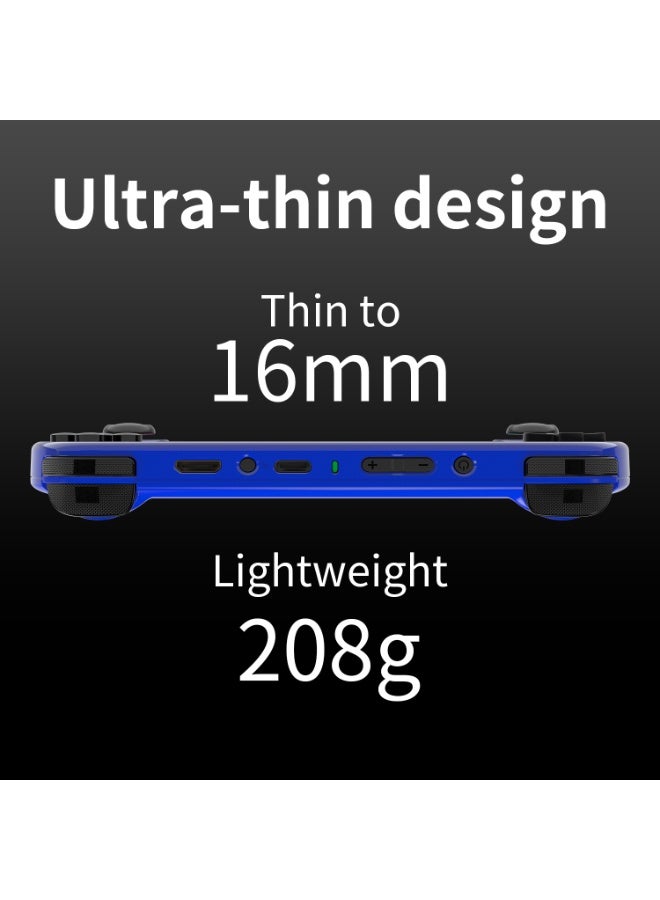 Blue 4.0'' IPS Screen Retro Handheld Game Console with 64 TF Card, Over 5000 Preloaded Games, Portable Gaming System with Linux 64-bit OS, WiFi Bluetooth, HD TV Output. - Image 5