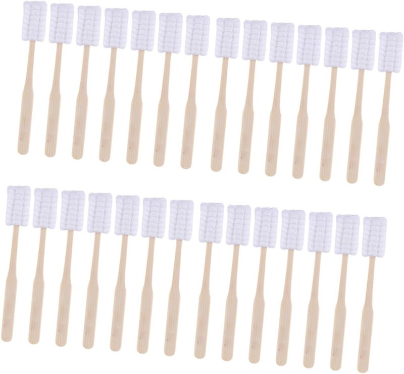 30pcs Disposable Toothbrushes for Postnatal Care Puerpera Gauze Toothbrushes for Maternal Use Individually Packaged Handle for Oral - Image 1