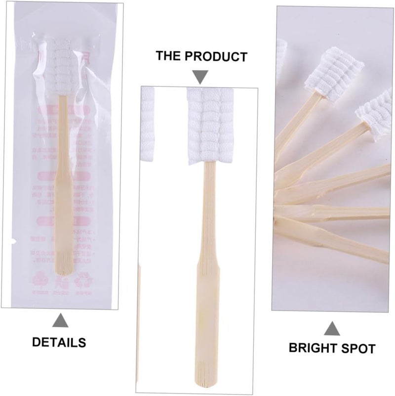 30pcs Disposable Toothbrushes for Postnatal Care Puerpera Gauze Toothbrushes for Maternal Use Individually Packaged Handle for Oral - Image 3