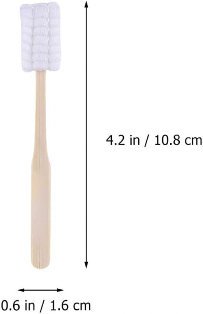 30pcs Disposable Toothbrushes for Postnatal Care Puerpera Gauze Toothbrushes for Maternal Use Individually Packaged Handle for Oral - Image 2