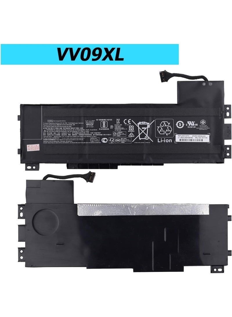 VV09XL Laptop Battery 90Wh 11.4V 7895mAh 9-Cell Li-ion for ZBook 15 G3 15 G4 17 G3 Mobile Workstation - Image 4