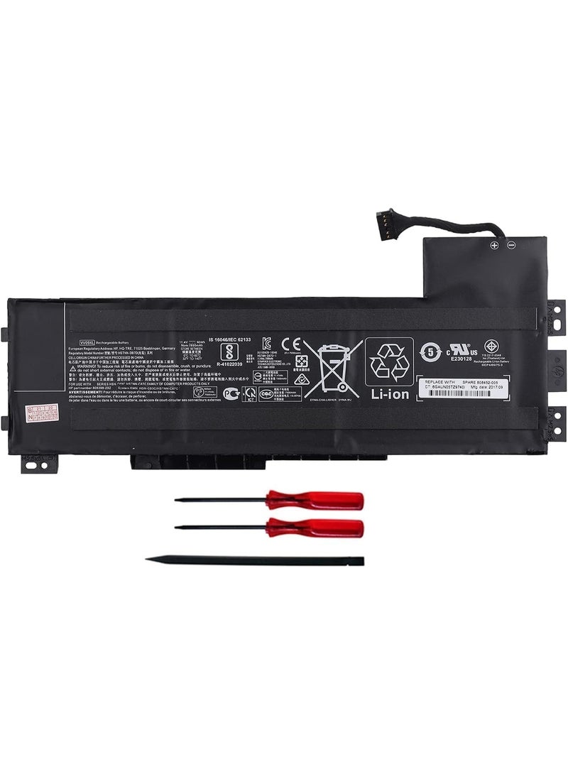 VV09XL Laptop Battery 90Wh 11.4V 7895mAh 9-Cell Li-ion for ZBook 15 G3 15 G4 17 G3 Mobile Workstation - Image 5