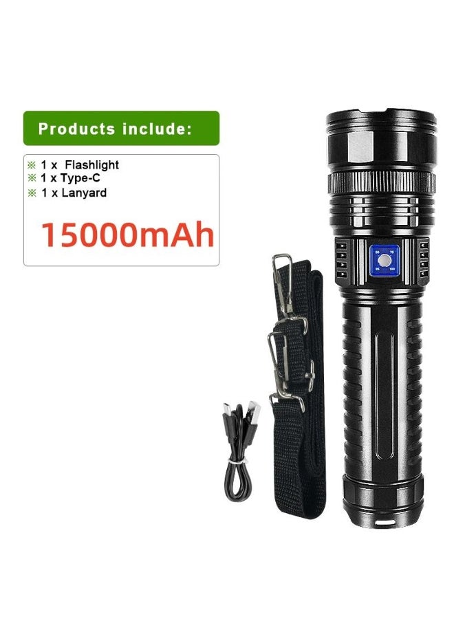 200000LM 800W Super White Laser LED Flashlight Waterproof Zoomable Torch With Tail Light Outdoor Work Light Fishing Camping Lantern - Image 1