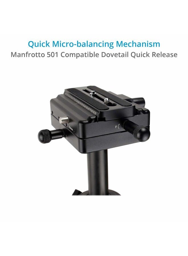 FLYCAM Redking Quick Balancing Video Camera Stabilizer with Dovetail Quick Release (FLCM-RK) | Professional CNC Aluminum Camera Stabilizer for DSLR BMCC Sony Nikon DV Camcorders up to 7kg/15.4lb + Bag - Image 2