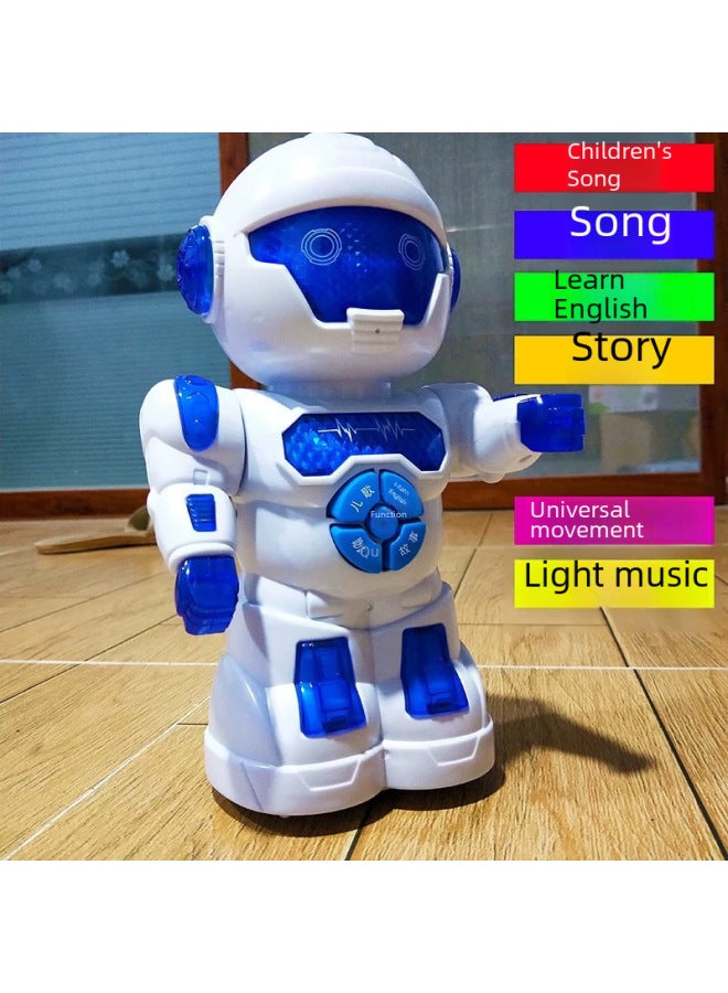 ألعاب الأطفال التعليم المبكر روبوت آلة القصة ألعاب الرقص والعلوم والتعليم آلة التعلم ألعاب الأطفال الرائعة بالجملة اللون: آلة قصة الروبوت 【إصدار البطارية】】 - Image 4