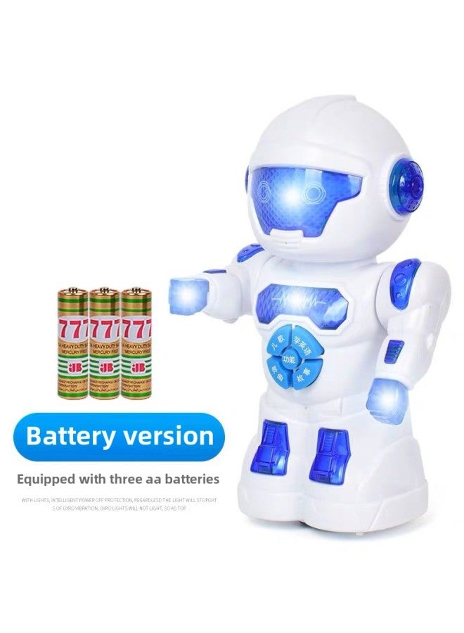 ألعاب الأطفال التعليم المبكر روبوت آلة القصة ألعاب الرقص والعلوم والتعليم آلة التعلم ألعاب الأطفال الرائعة بالجملة اللون: آلة قصة الروبوت 【إصدار البطارية】】 - Image 1