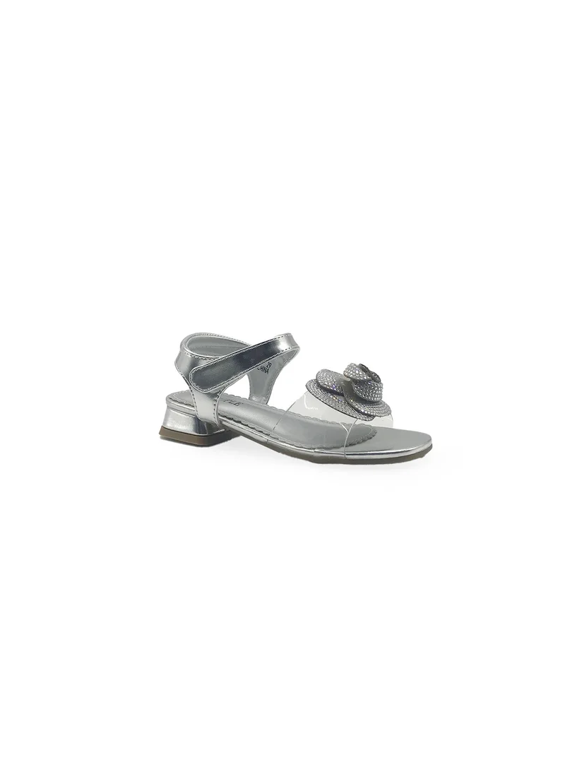 كيوبل Girls elegant sandals with clear strap