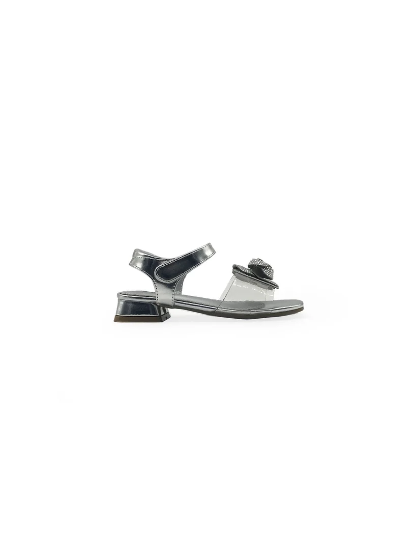 كيوبل Girls elegant sandals with clear strap