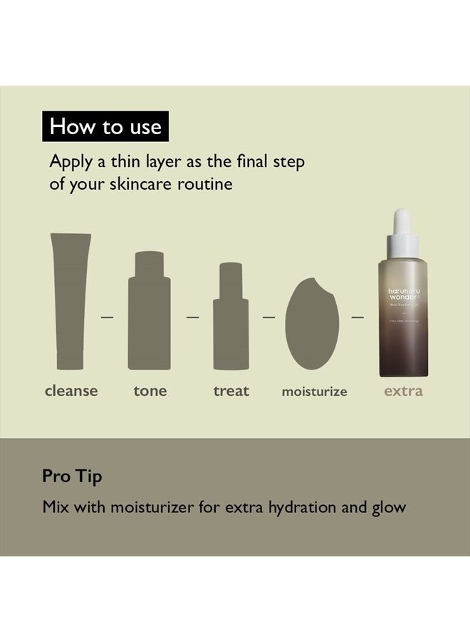 HARUHARU WONDER Black Rice Facial Oil (30ml) - Image 5