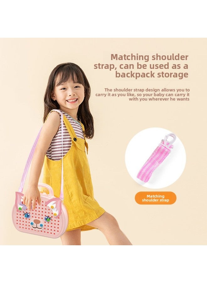 Children's Twist Screw Assembly Toy Baby Hand Drill Multi-functional Assembly Girl Boy Puzzle Hands-on Gift-Color:【Double Color Box】 Electric 450PCS + Charging Suit - Image 3