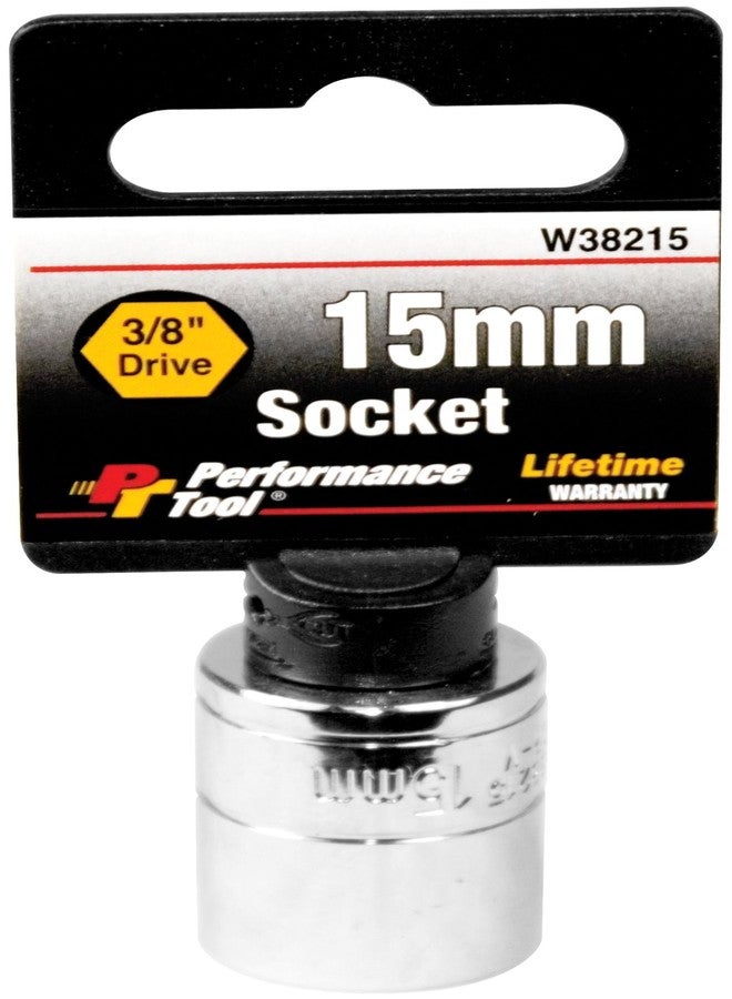بيرفورمانس تول أداة الأداء W38215 مقبس سداسي النقاط، محرك 3/8 بوصة، 15 مم