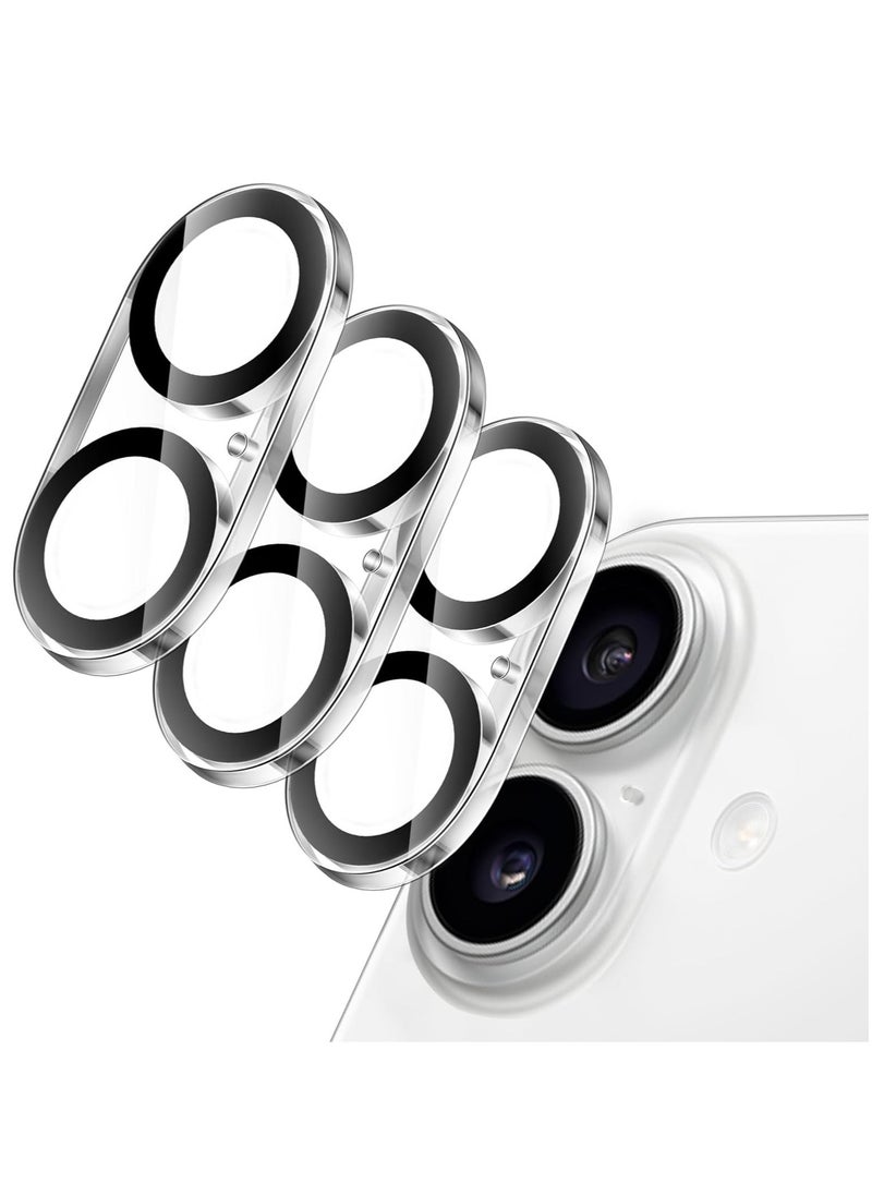 vesus 3-Pack Camera Lens Protector for iPhone 16 Plus (6.7-Inch) â€“ 9H Tempered Glass, Anti-Scratch, Case Friendly, HD Clear, Night Shot Compatible - Image 1