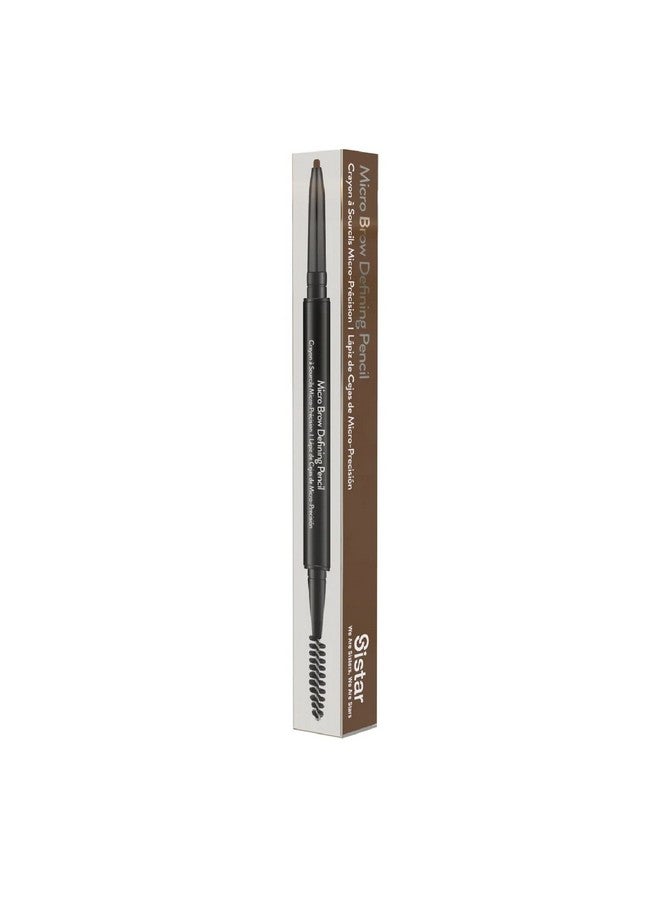 Sistar Micro Brow Defining Pencil Stylist Waterproof Eyebrow Pencil, Ultra Fine Double Ended Fill And Shape (Warm Brown) - Image 2
