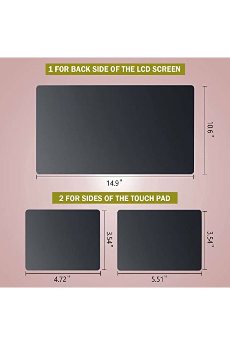 AORTDES 12.1 13 13.3 14 15 15.4 15.6 Inches Personalized Laptop Skin Sticker Decal Universal Netbook Skin Sticker Reusable Notebook PC Art Decal Protector Cover Case - Image 3