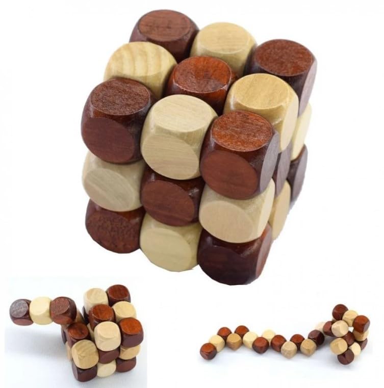 Disassemble and Assemble Bead Cube for Kids - Smart Challenge Toy for Skill Development
