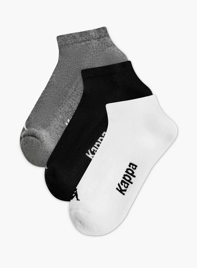كابا Kappa Men Ankle Length Socks Half Terry - Set of 3