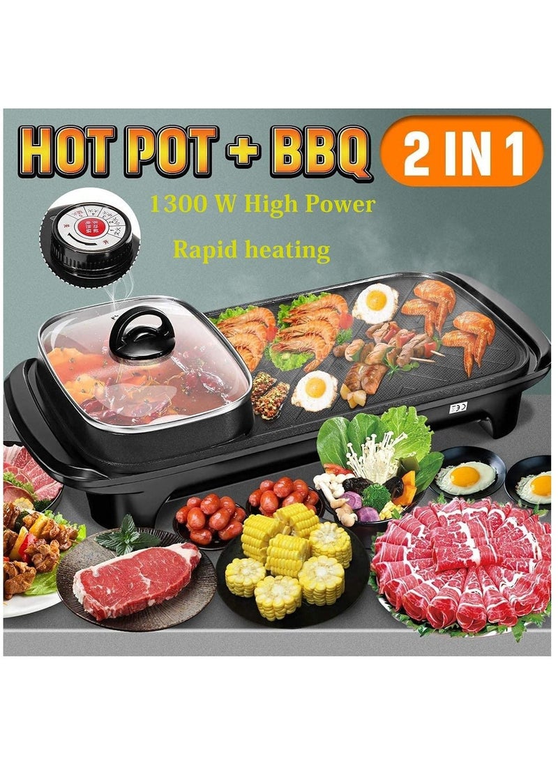 GGEROU Electric BBQ Grill Hot Pot Shabu Shabu Hot Pot  - Image 2