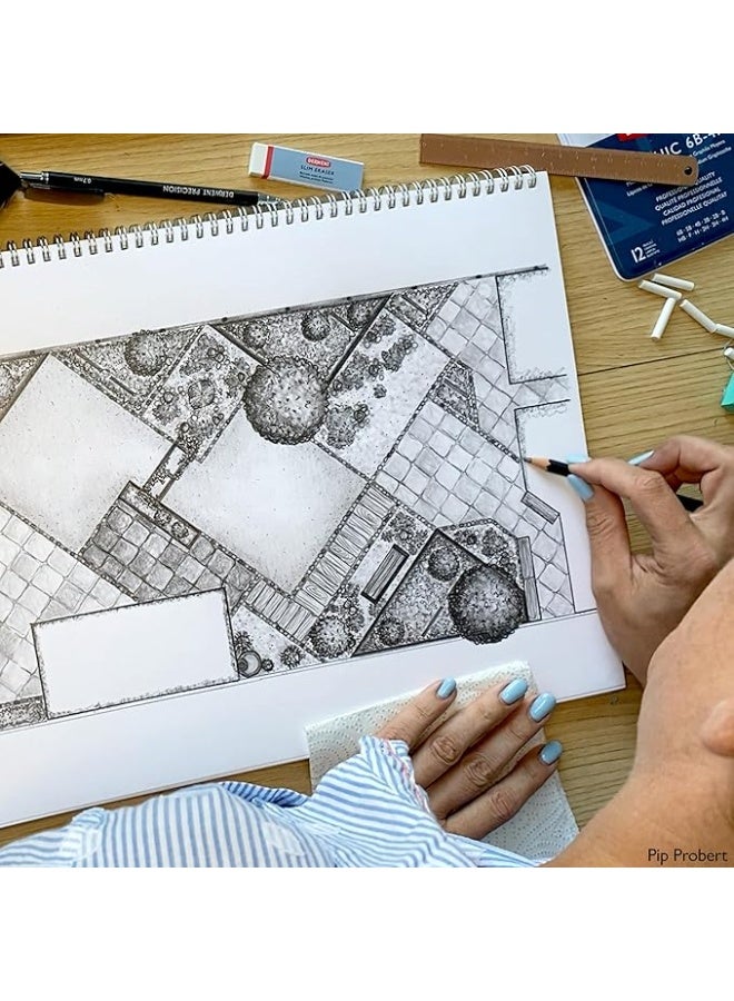 ديروينت - مجموعة أقلام تصميم جرافيك، تتضمن عدد 12 قلم رصاص - Image 5