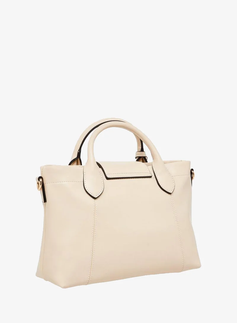 Celeste Solid Tote Bag with Pouch
