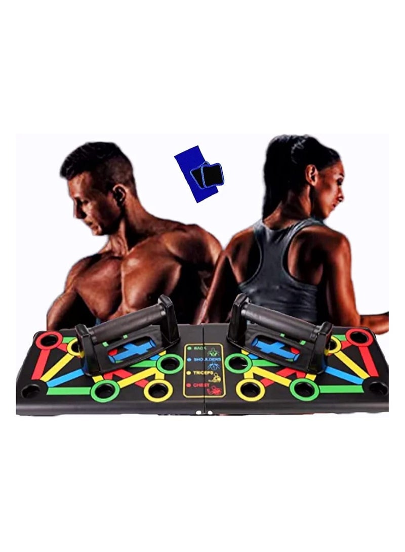 Generic 9 in 1 foldable push up exercise board easy flex urban equipment pushup stand bars for men and woman  - Image 5