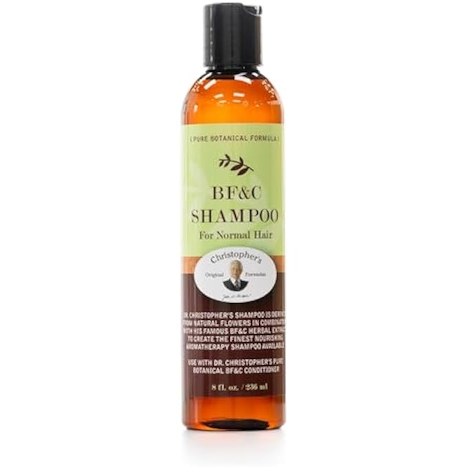 Christopher's Original Formulas BF&C Shampoo, Sulfate Free Shampoo, Organic Hair Care for Women and Men, Paraben Free Clean Hair Products, Scalp Treatments