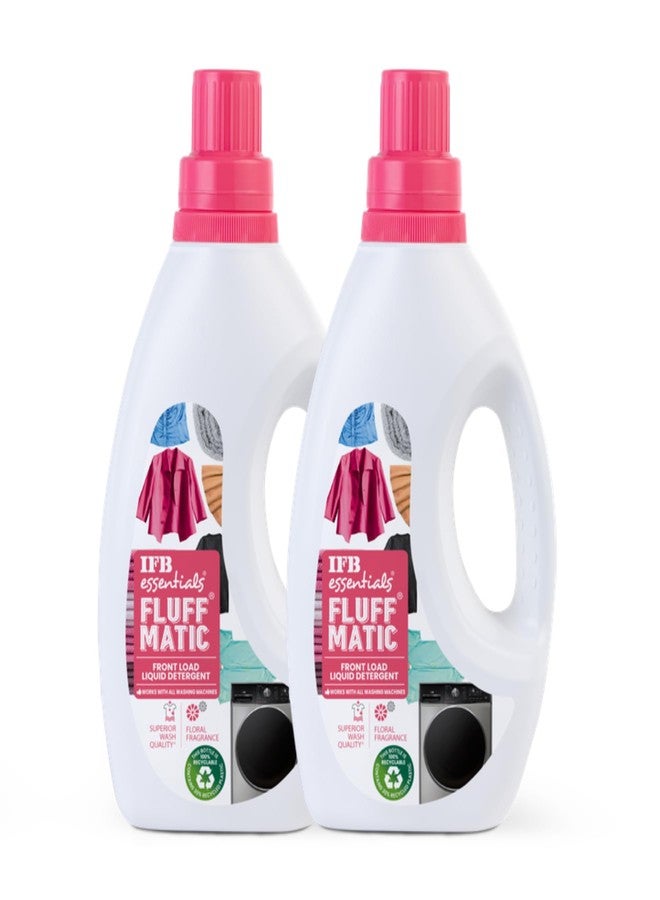 IFB essentials Fluff Matic Front Load Liquid Detergent - 880 ml (Pack of 2) - Image 1