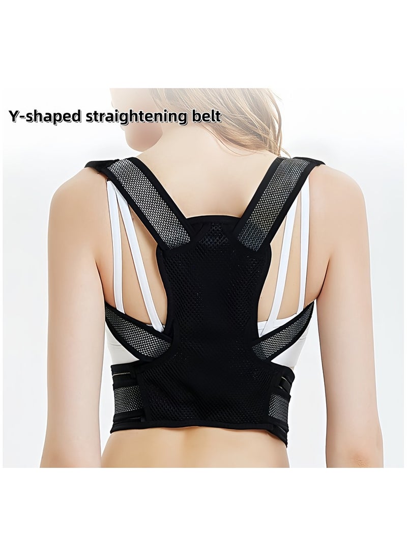 Nariele Invisible Open Shoulder Strap Straightening Strap With Adjustable Straight Back And Waist Protection - Image 1