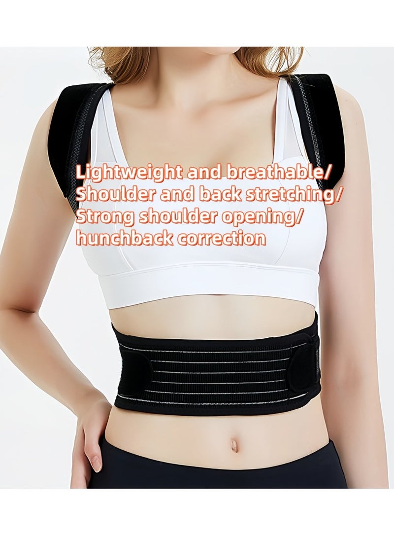 Nariele Invisible Open Shoulder Strap Straightening Strap With Adjustable Straight Back And Waist Protection - Image 2