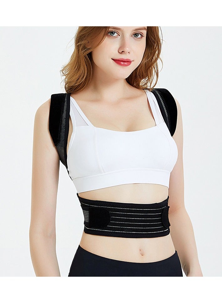 Nariele Invisible Open Shoulder Strap Straightening Strap With Adjustable Straight Back And Waist Protection - Image 3