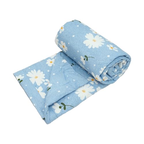 Akshya Cotton Single Bed AC Comforter Summer Dohar Blanket Lightweight Breathable Reversible Quilt for Daily Use - Image 5