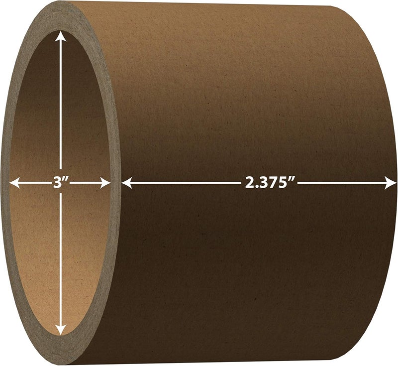 Label Cores 3" Inner Diameter. Rigid Cardboard. Variety of Widths Available. (3" Inner Diameter X 2.375" Width (50 Cores))