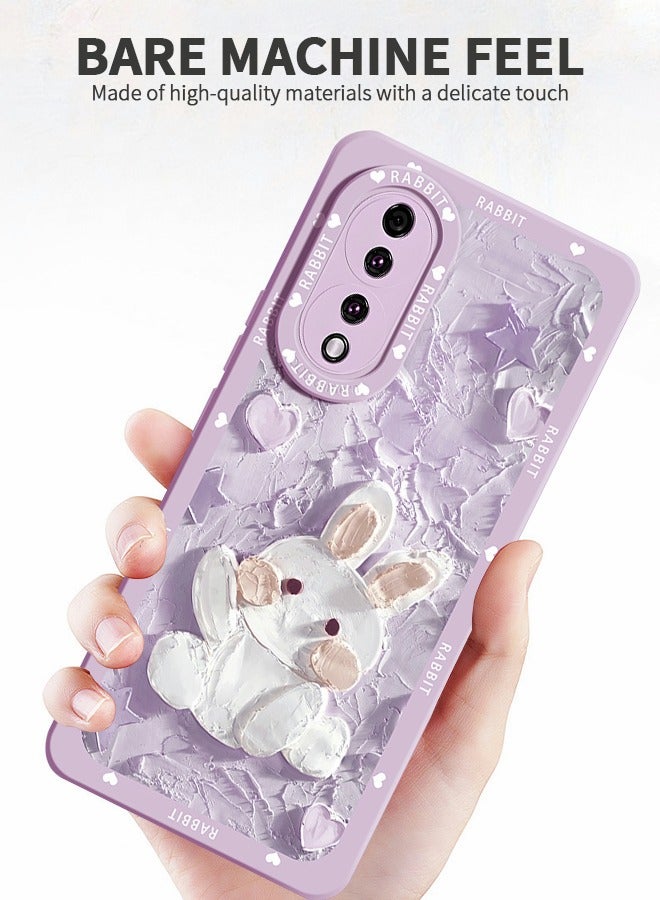 GROIC Cute Case for Huawei Honor 80 Pro Painting Stylish Aesthetic Art Pattern Slim Shockproof Cover,Cartoon Cute Phone Shell - Image 2