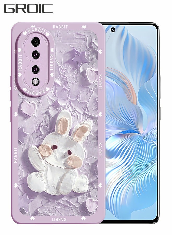 GROIC Cute Case for Huawei Honor 80 Pro Painting Stylish Aesthetic Art Pattern Slim Shockproof Cover,Cartoon Cute Phone Shell - Image 1