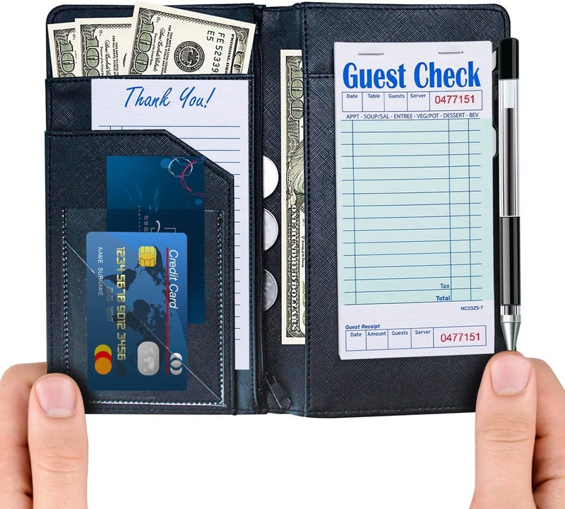 Methdic Guest Checks Server Note Pads 250 Orders Waitress Notepad for Restaurants (5 Books) - Image 3