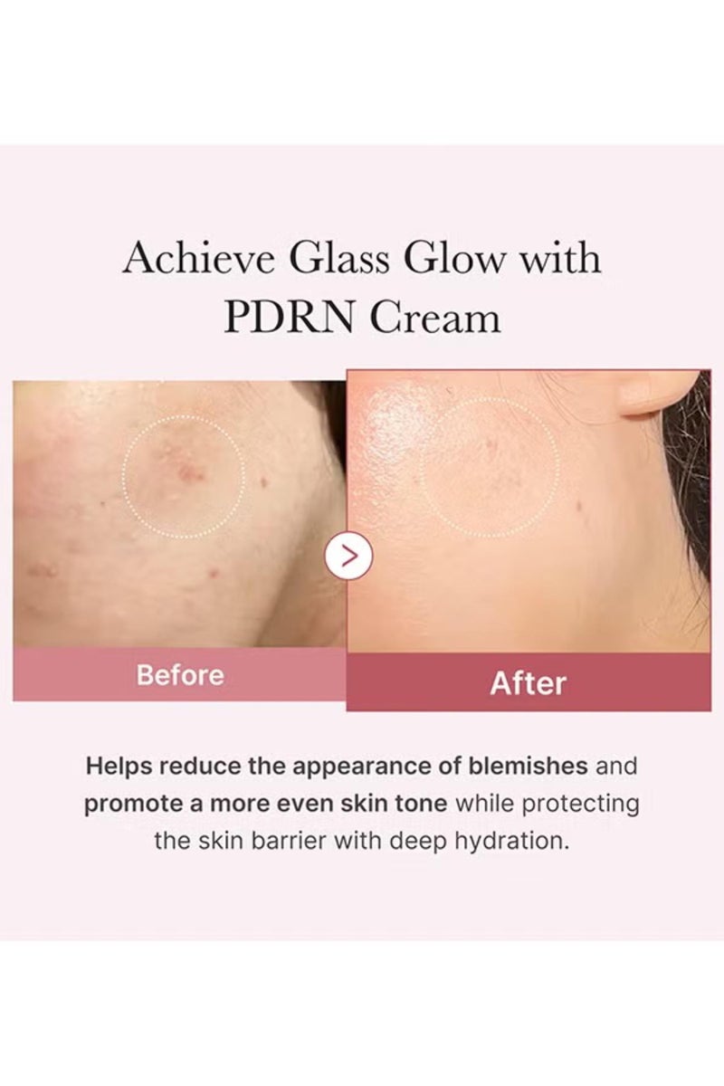 Medicube Salmon DNA PDRN Pink Hyaluronic Moisturizing Cream, Pink Soothing Cream, Hyaluronic acid, Niacinamide, Hydrating & Firming, Uneven Skin Tone, Pore Care, Korean Skincare | 50ml  - Image 3