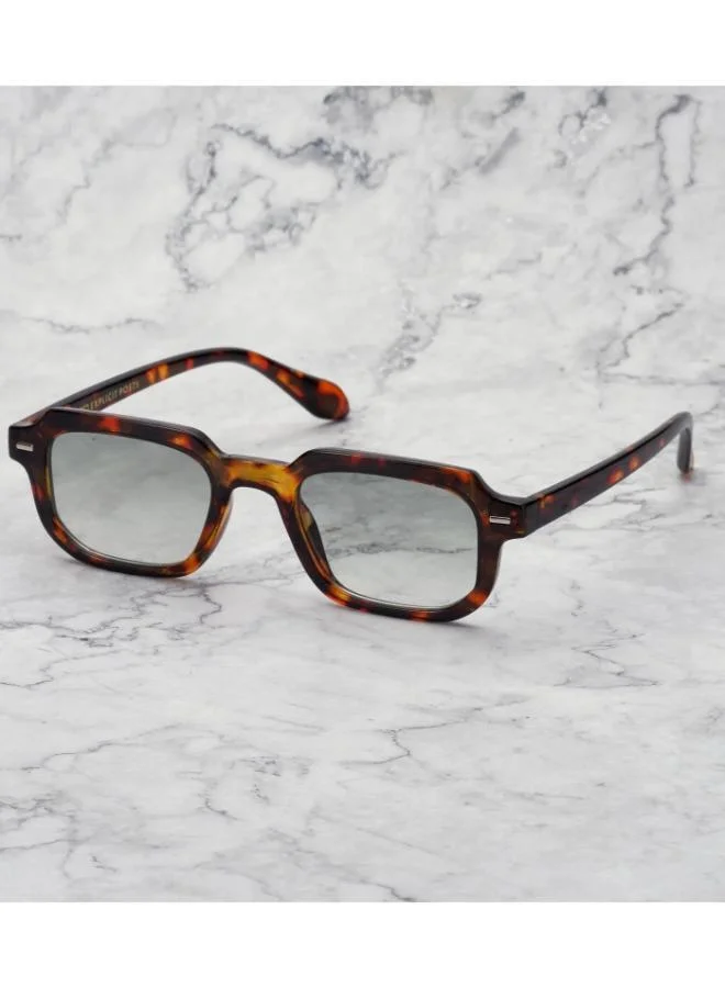  اكسبليست باوتس نظارات شمسية أنيقة للجنسين إيدي سلحفاة تدرج أخضر