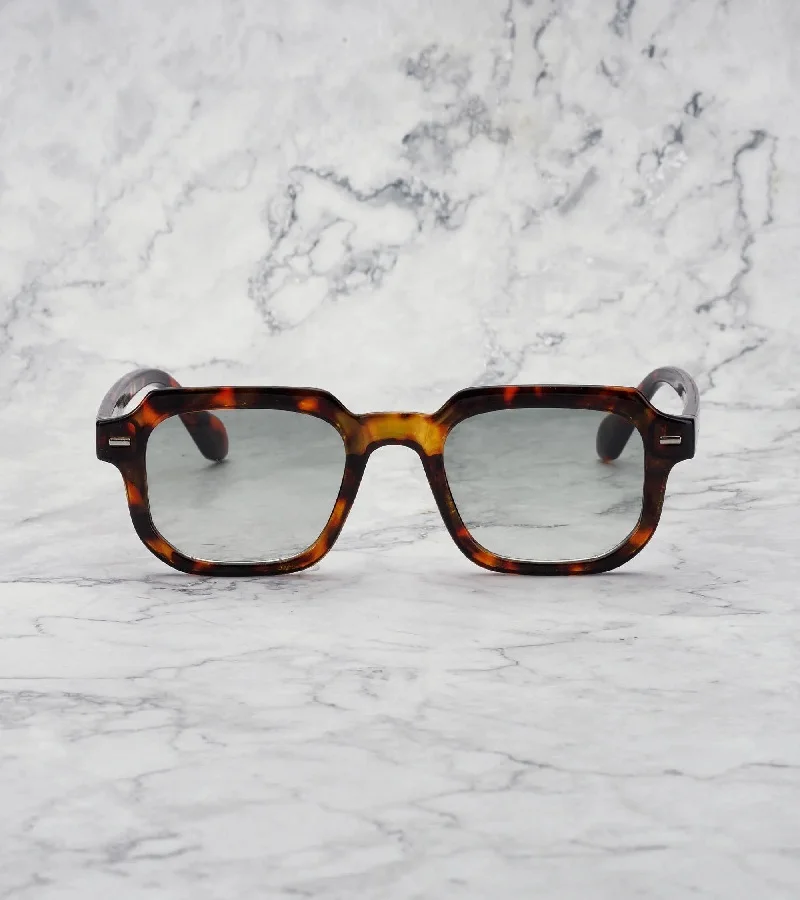  اكسبليست باوتس نظارات شمسية أنيقة للجنسين إيدي سلحفاة تدرج أخضر