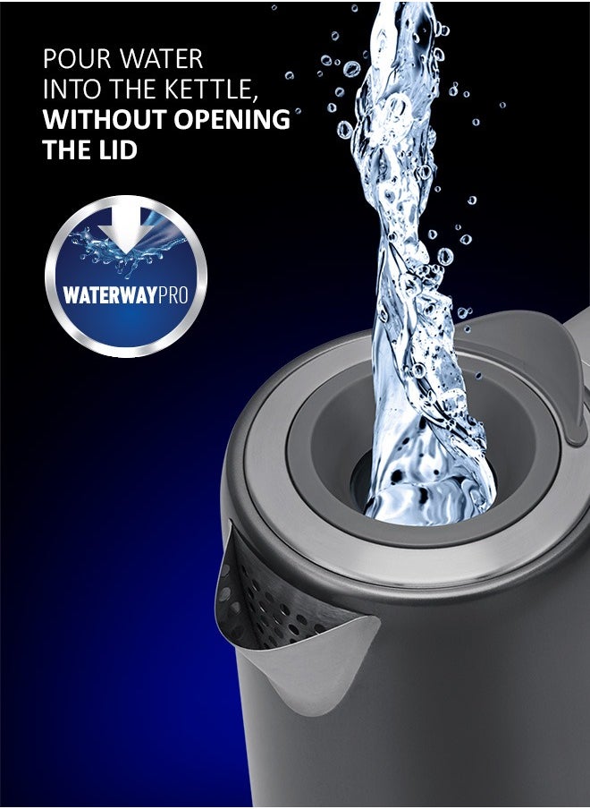 Polaris Electric Kettle with 360° Swivel Base, 1.7 Liter Capacity, 2200W, Power Cord Storage, 2 Year Warranty  - Image 1