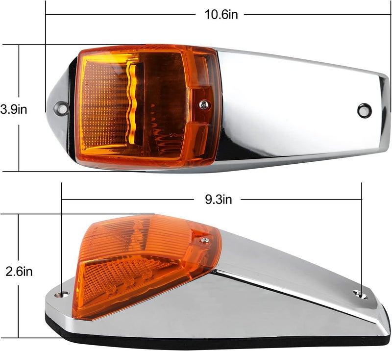 Jamarco 5Pcs Amber LED Truck Cab Marker Lights - Image 2