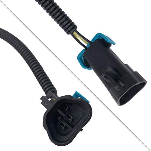 EPSIRMP 2pcs Black Oxygen O2 Sensor Header Extension Harness 24 inches Long Compatible with LS2 LS3 LS7 2005-2013 C6 Corvette 2010-2013 Camaro Front Sensor - Image 4