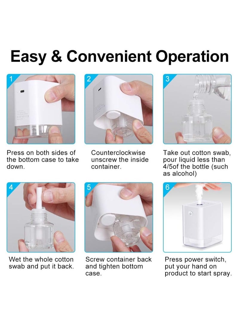 Automatic Touchless Hand Sanitizer Dispenser, Portable Alcohol Spray Bottle for 70% Sanitizer, Ideal for Home, Hospital, and School Use, Mini Sterilizer for Convenient Hygiene. - Image 3