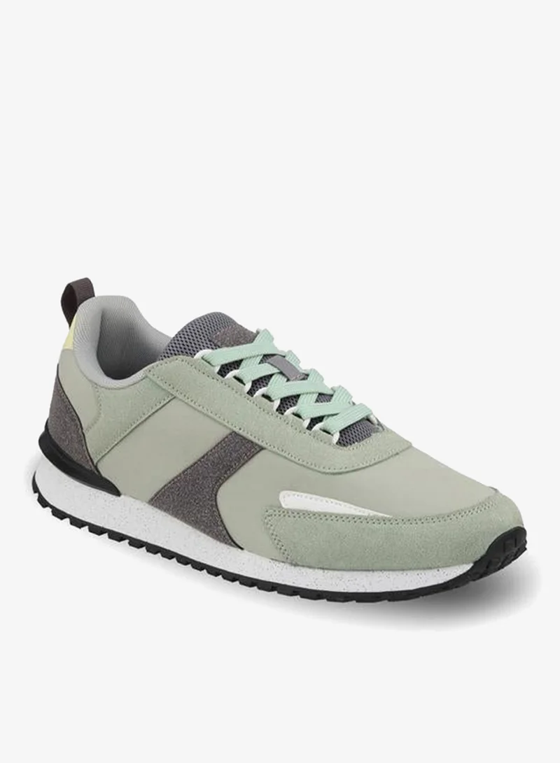 ال بي ال من شو اكسبرس Men Textured Lace-Up Ankle Sneakers