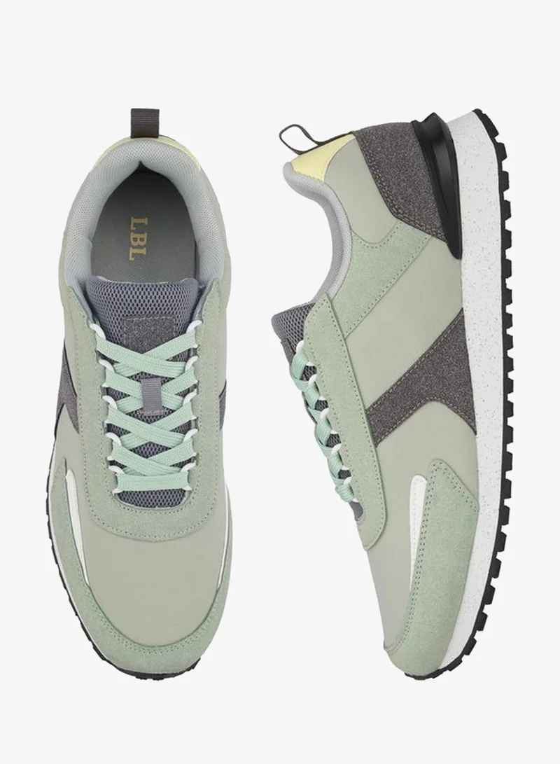 ال بي ال من شو اكسبرس Men Textured Lace-Up Ankle Sneakers
