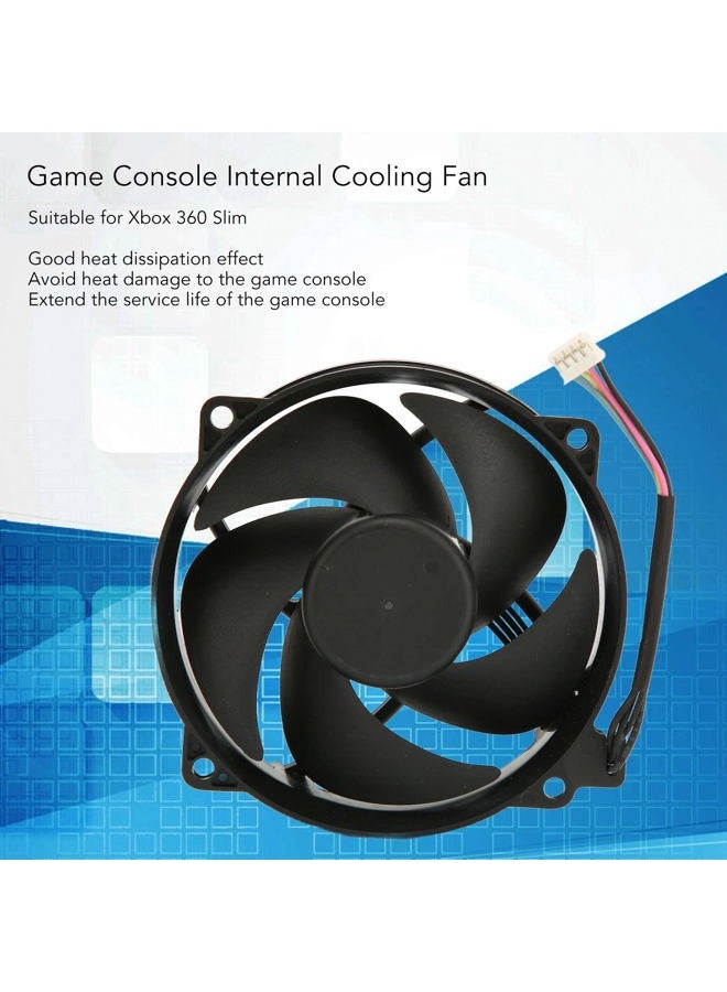 Yoidesu Replacement Internal Cooling Fan for Xbox 360 Slim, Game Console CPU Heat Sink Cooler Fan, Excellent Heat Dissipation, Simple and Lightweight, Wear Resistant and Durable - Image 3