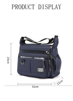 Generic Mens Crossbody Bag Shoulder Bag with Adjustable Strap and Top Handle Multi-layer Functional New Trends Fashion Handbag  - Image 4