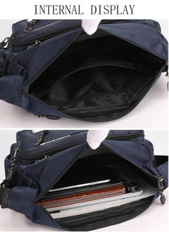 Generic Mens Crossbody Bag Shoulder Bag with Adjustable Strap and Top Handle Multi-layer Functional New Trends Fashion Handbag  - Image 2