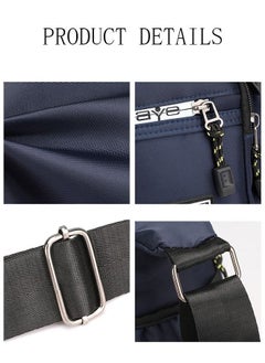 Generic Mens Crossbody Bag Shoulder Bag with Adjustable Strap and Top Handle Multi-layer Functional New Trends Fashion Handbag  - Image 3
